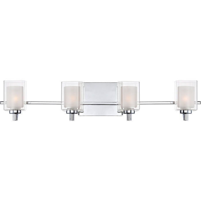 Quoizel KLT8604CLED Four Light Bath Fixture, Polished Chrome