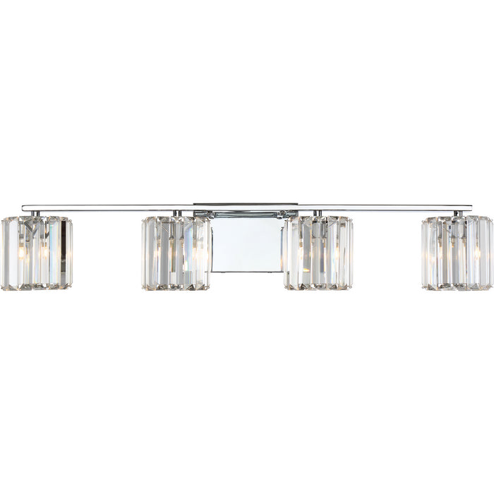 Quoizel PCDV8604C Four Light Bath Fixture, Polished Chrome