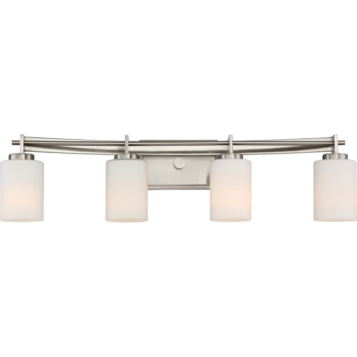 Quoizel TY8604BN Four Light Bath Fixture, Brushed Nickel