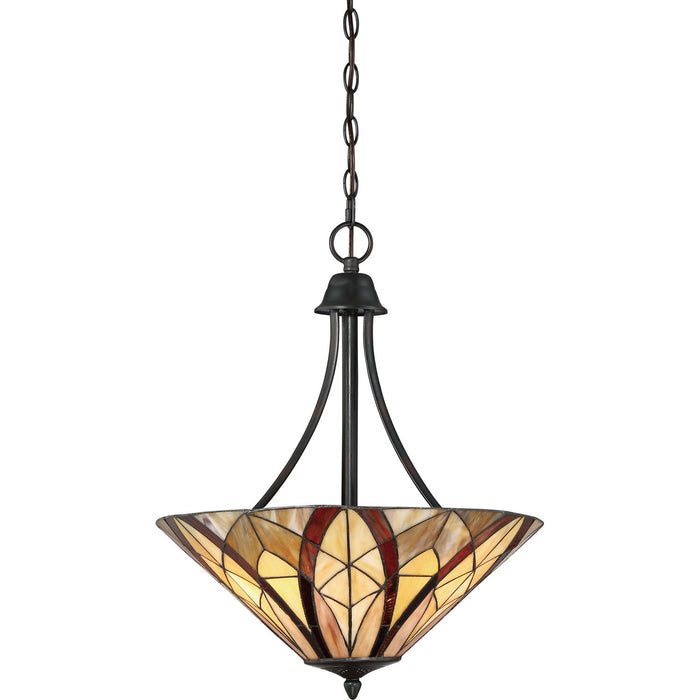 Quoizel TFVY2819VA Three Light Pendant, Valiant Bronze