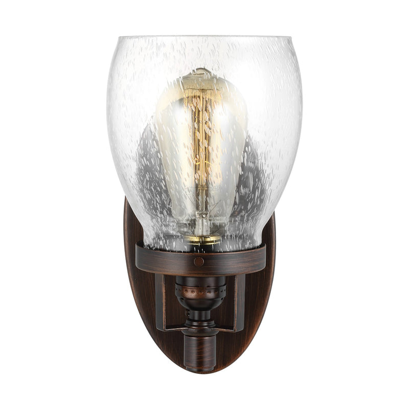 Generation Lighting 4114501-710 One Light Wall / Bath Sconce, Bronze