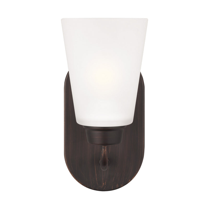 Generation Lighting 4115201-710 One Light Wall / Bath Sconce, Bronze