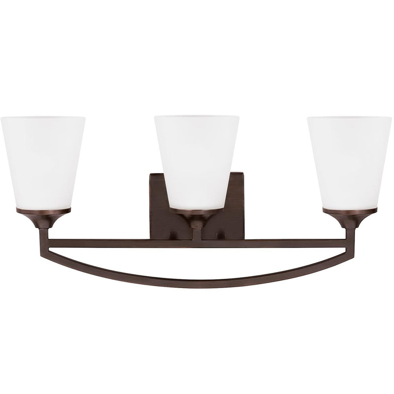 Generation Lighting 4424503-710 Three Light Wall / Bath, Bronze