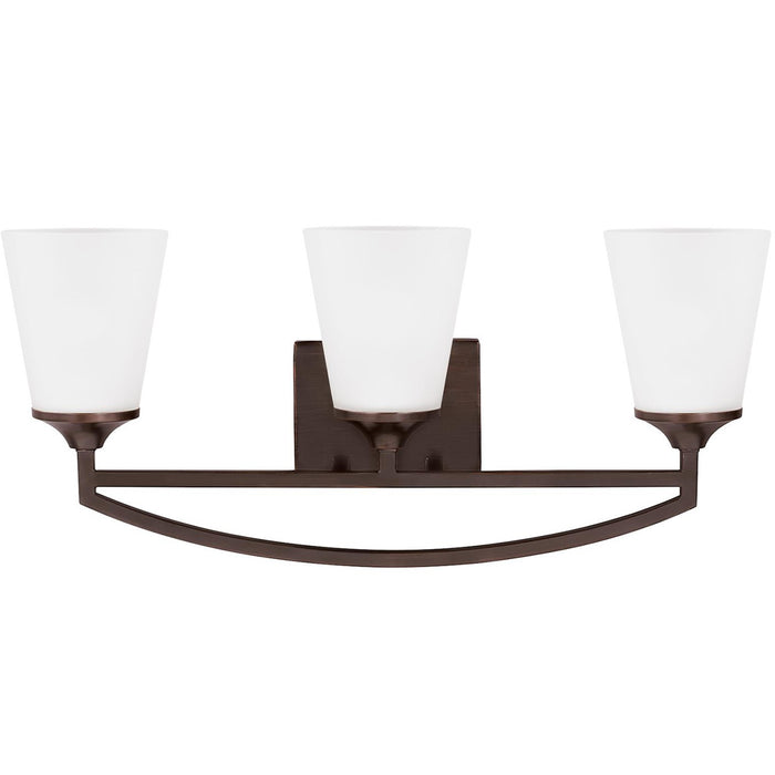 Generation Lighting 4424503-710 Three Light Wall / Bath, Bronze