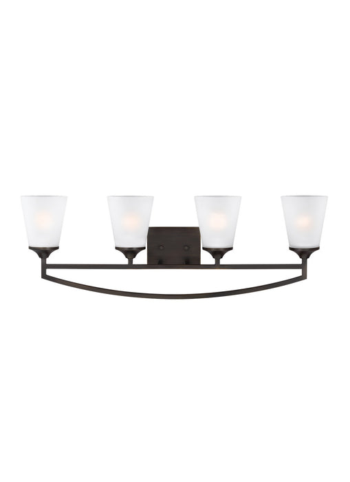 Generation Lighting 4424504-710 Four Light Wall / Bath, Bronze