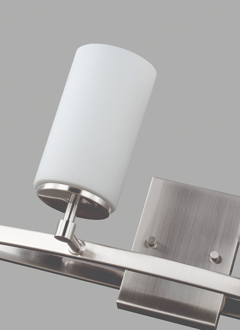 Generation Lighting 4424604-962 Four Light Wall / Bath, Brushed Nickel