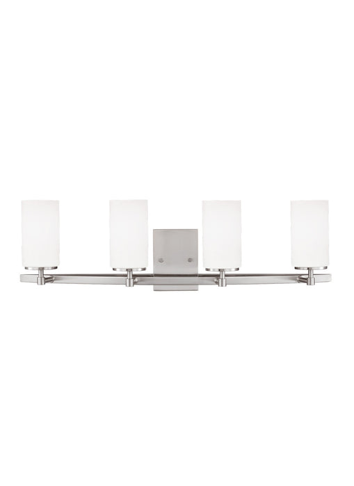 Generation Lighting 4424604-962 Four Light Wall / Bath, Brushed Nickel
