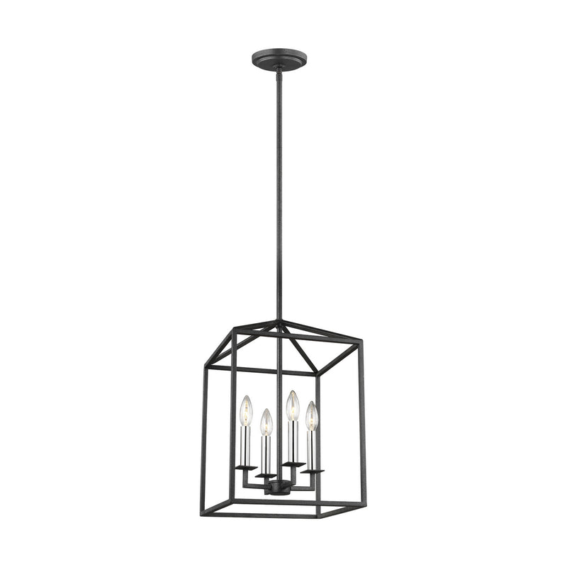Generation Lighting 5115004-112 Four Light Hall / Foyer, Midnight Black