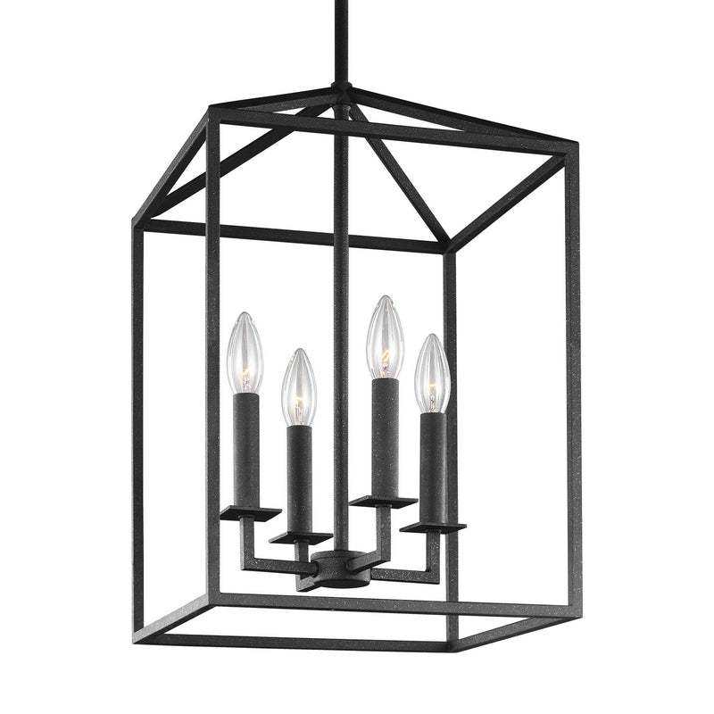 Generation Lighting 5115004-112 Four Light Hall / Foyer, Midnight Black