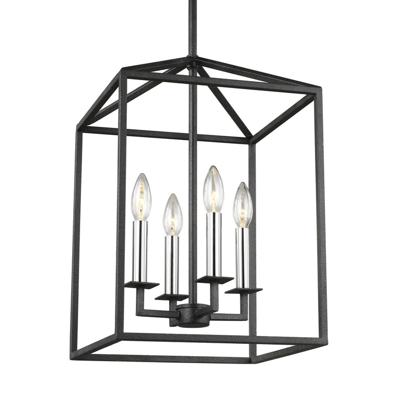 Generation Lighting 5115004-112 Four Light Hall / Foyer, Midnight Black