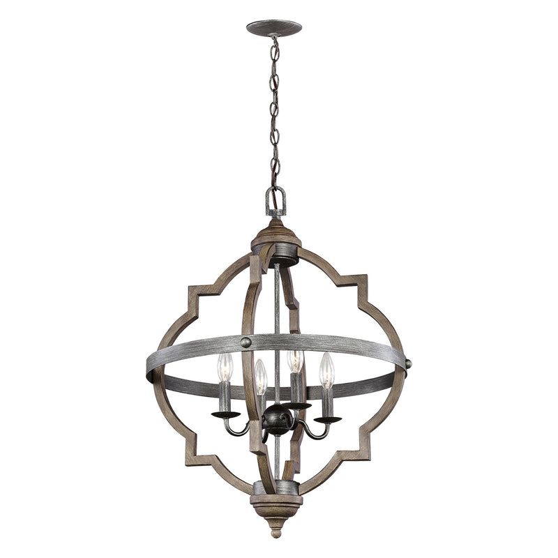 Generation Lighting 5124904-846 Four Light Hall / Foyer Pendant, Stardust