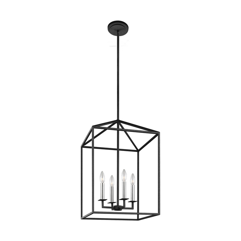 Generation Lighting 5215004-112 Four Light Hall / Foyer, Midnight Black