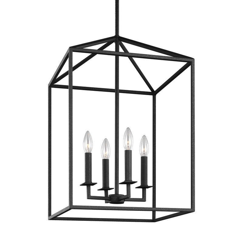 Generation Lighting 5215004-112 Four Light Hall / Foyer, Midnight Black