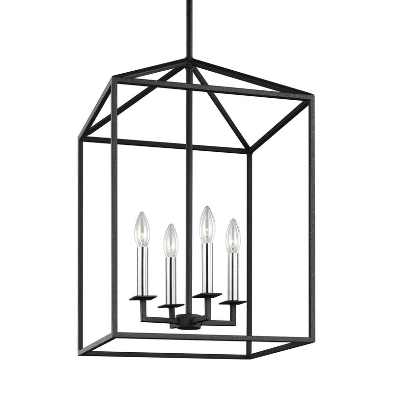 Generation Lighting 5215004-112 Four Light Hall / Foyer, Midnight Black