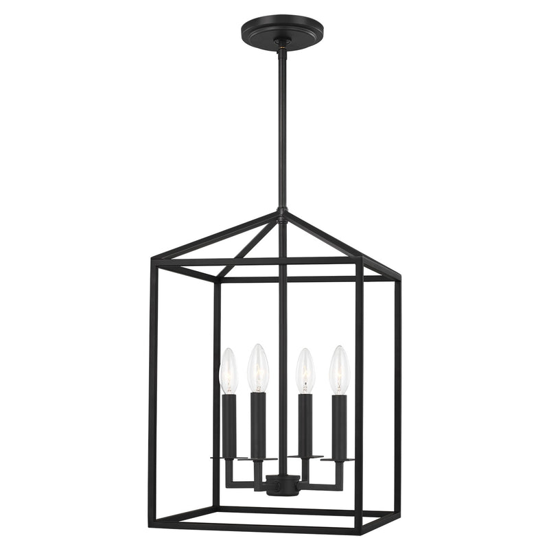 Generation Lighting 5215004-112 Four Light Hall / Foyer, Midnight Black