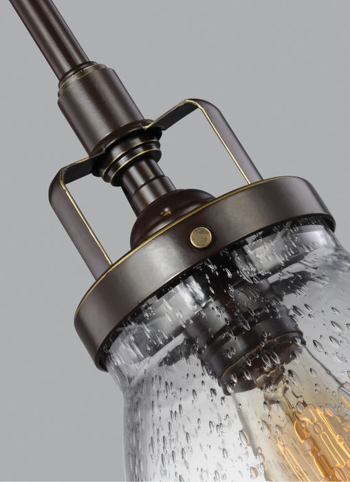 Generation Lighting 6114501-710 One Light Mini-Pendant, Bronze