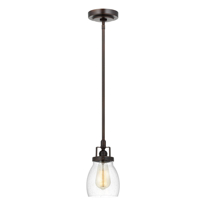 Generation Lighting 6114501-710 One Light Mini-Pendant, Bronze