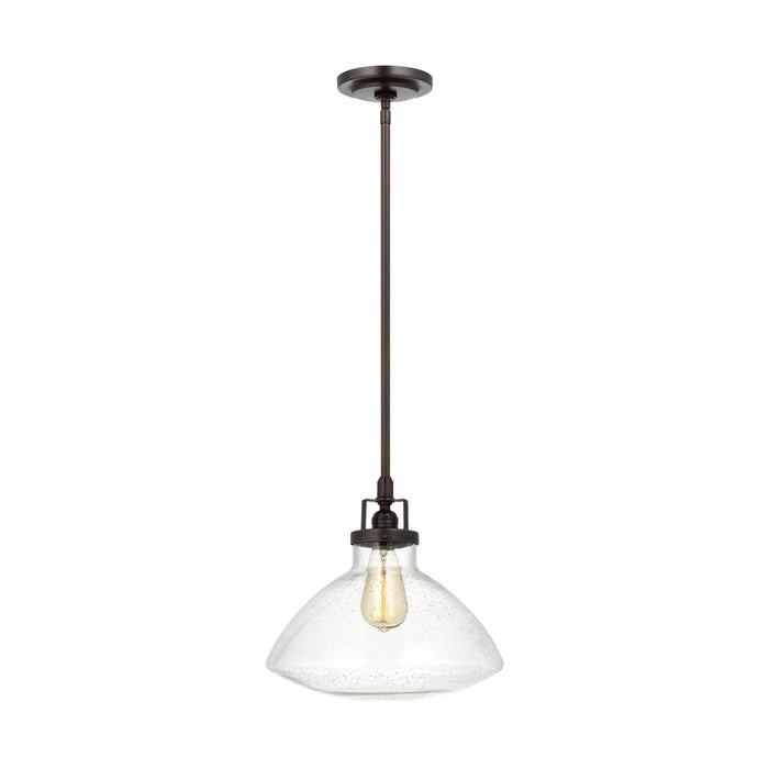 Generation Lighting 6514501-710 One Light Pendant, Bronze