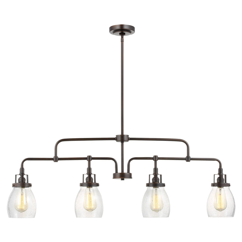Generation Lighting 6614504-710 Four Light Island Pendant, Bronze