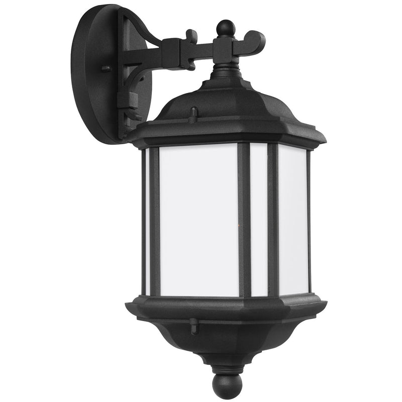 Generation Lighting 84530-12 One Light Outdoor Wall Lantern, Black
