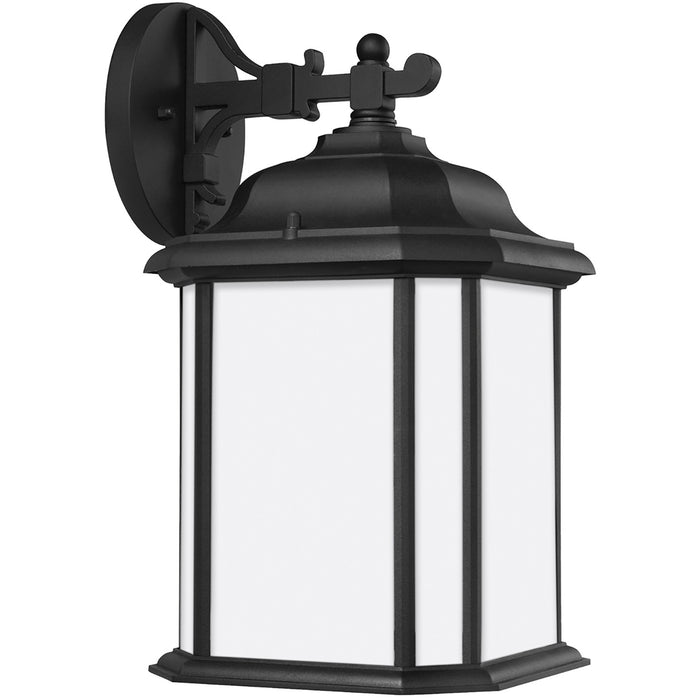 Generation Lighting 84531-12 One Light Outdoor Wall Lantern, Black