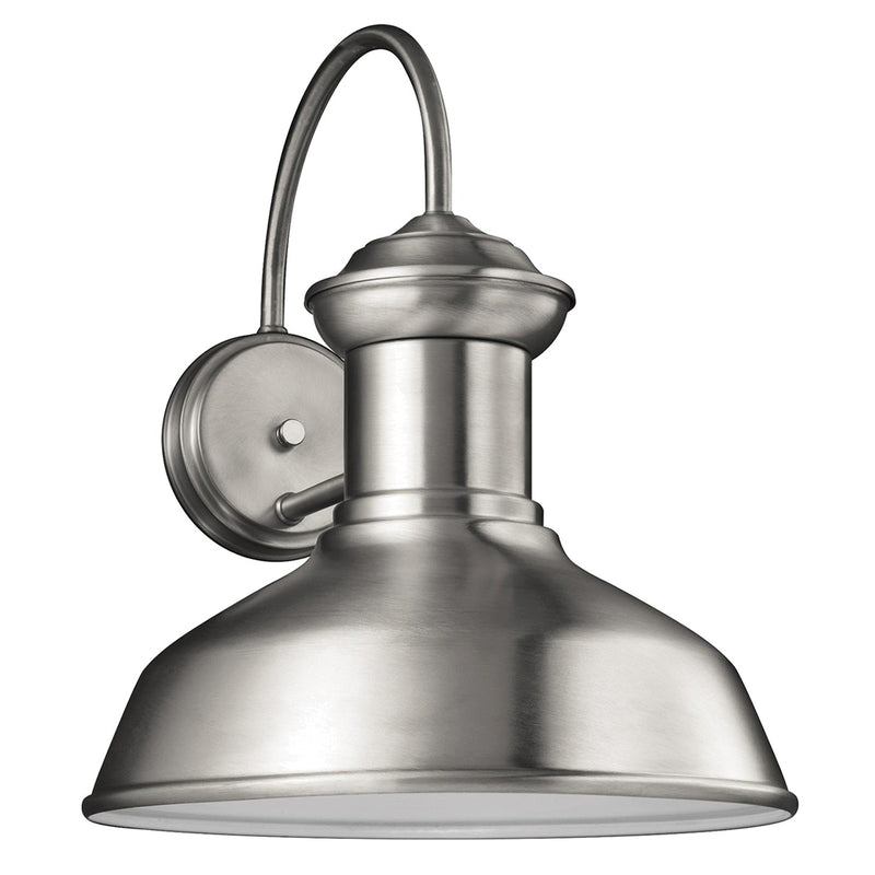 Generation Lighting 8647701-04 One Light Outdoor Wall Lantern, Satin Aluminum
