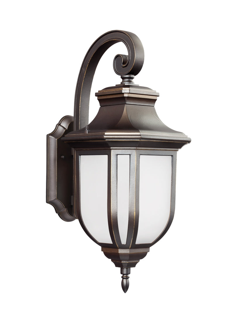 Generation Lighting 8736301-71 One Light Outdoor Wall Lantern, Antique Bronze