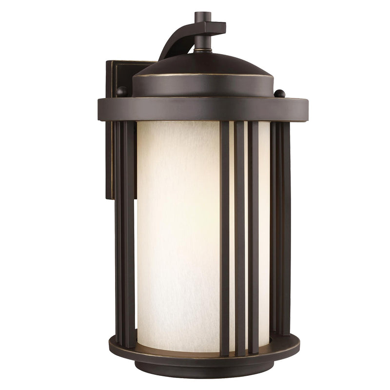 Generation Lighting 8747901-71 One Light Outdoor Wall Lantern, Antique Bronze