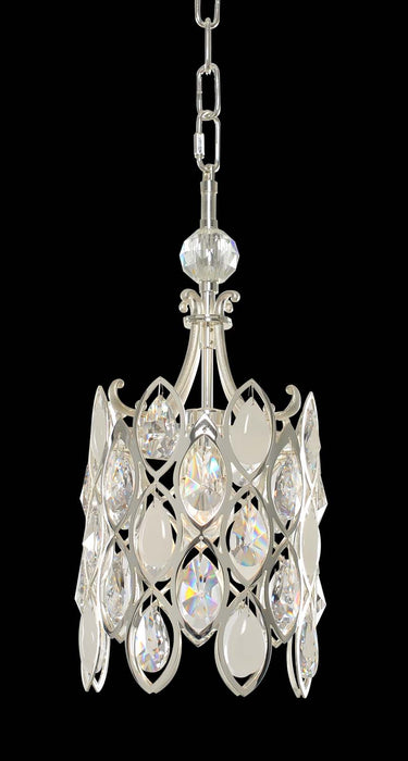 Allegri 028750-017-FR001 One Light Mini Pendant, Two Tone Silver