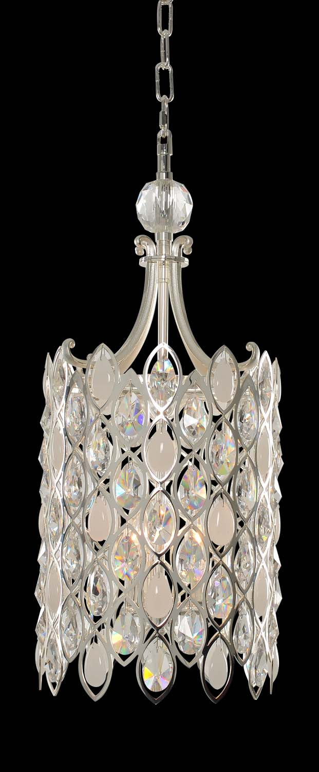 Allegri 028751-017-FR001 Three Light Foyer Pendant, Two Tone Silver