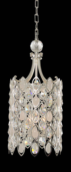 Allegri 028751-017-FR001 Three Light Foyer Pendant, Two Tone Silver