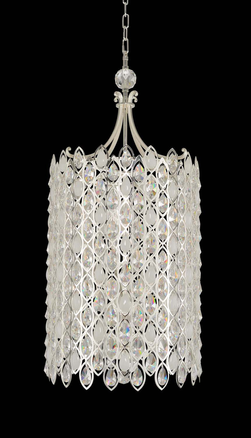 Allegri 028752-017-FR001 Six Light Foyer Pendant, Two Tone Silver