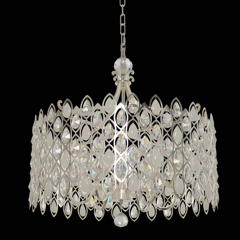 Allegri 028753-017-FR001 Six Light Pendant, Two Tone Silver