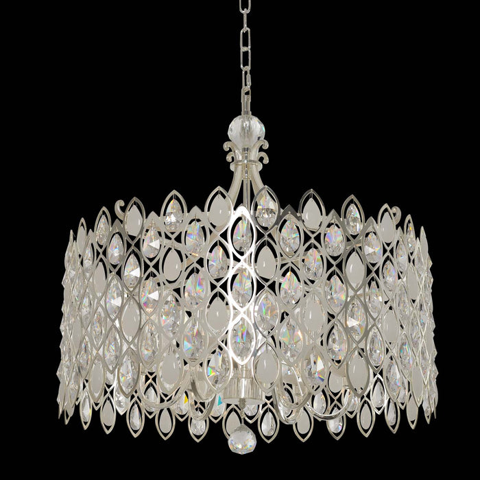 Allegri 028753-017-FR001 Six Light Pendant, Two Tone Silver