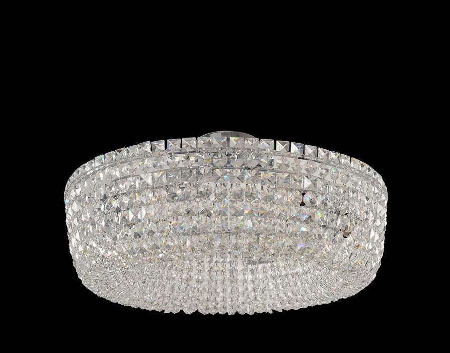 Allegri 029441-010-FR001 Six Light Semi Flush Mount, Chrome