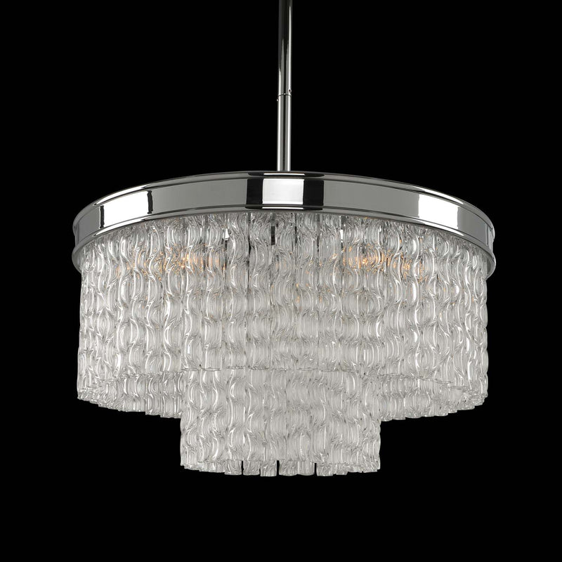 Allegri 029541-010 Five Light Pendant, Chrome