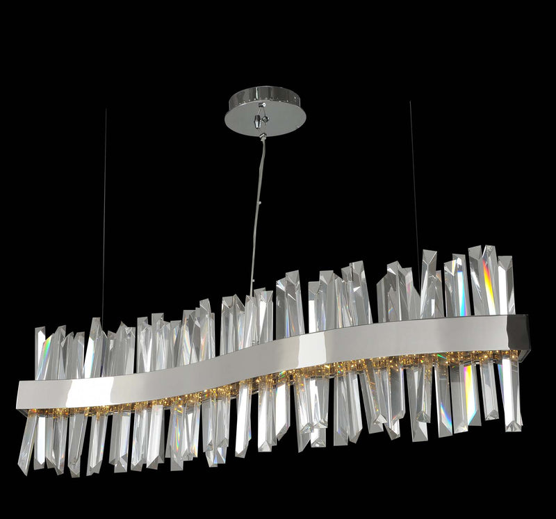 Allegri 030250-010 LED Island Pendant, Chrome