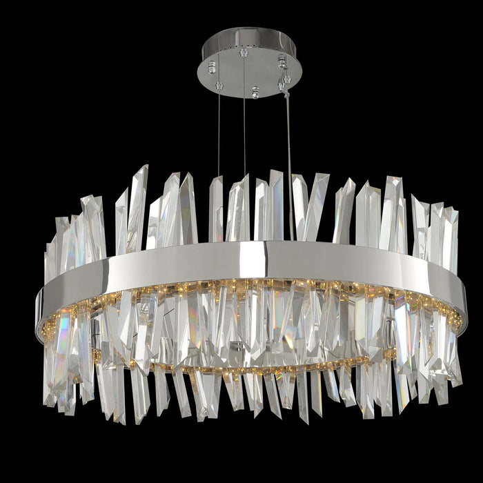 Allegri 030254-010 LED Pendant, Chrome