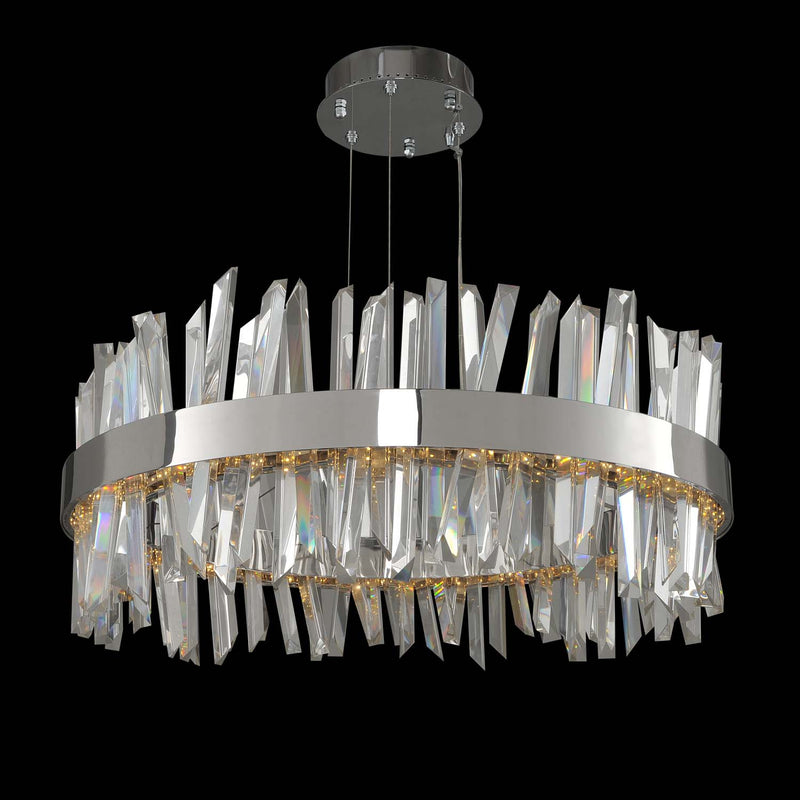 Allegri 030255-010 LED Pendant, Chrome