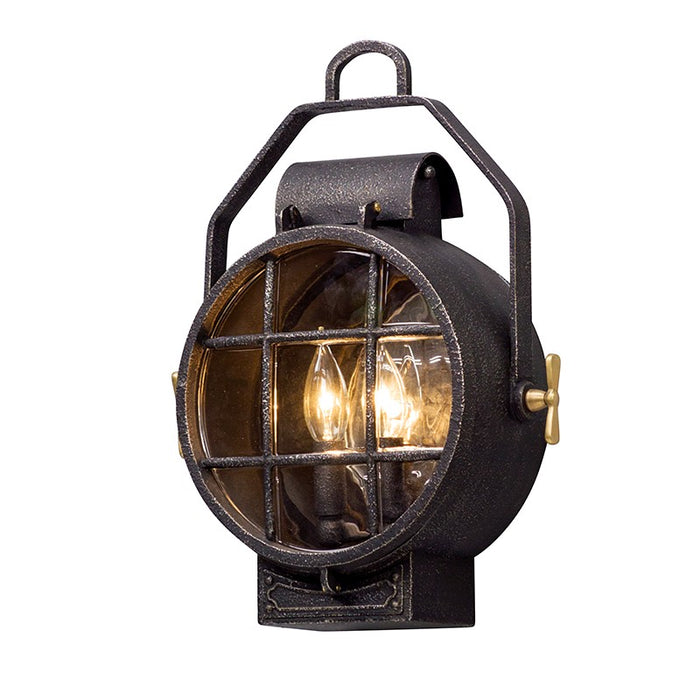 Troy Lighting B5031-APW Two Light Wall Lantern, Aged Pewter