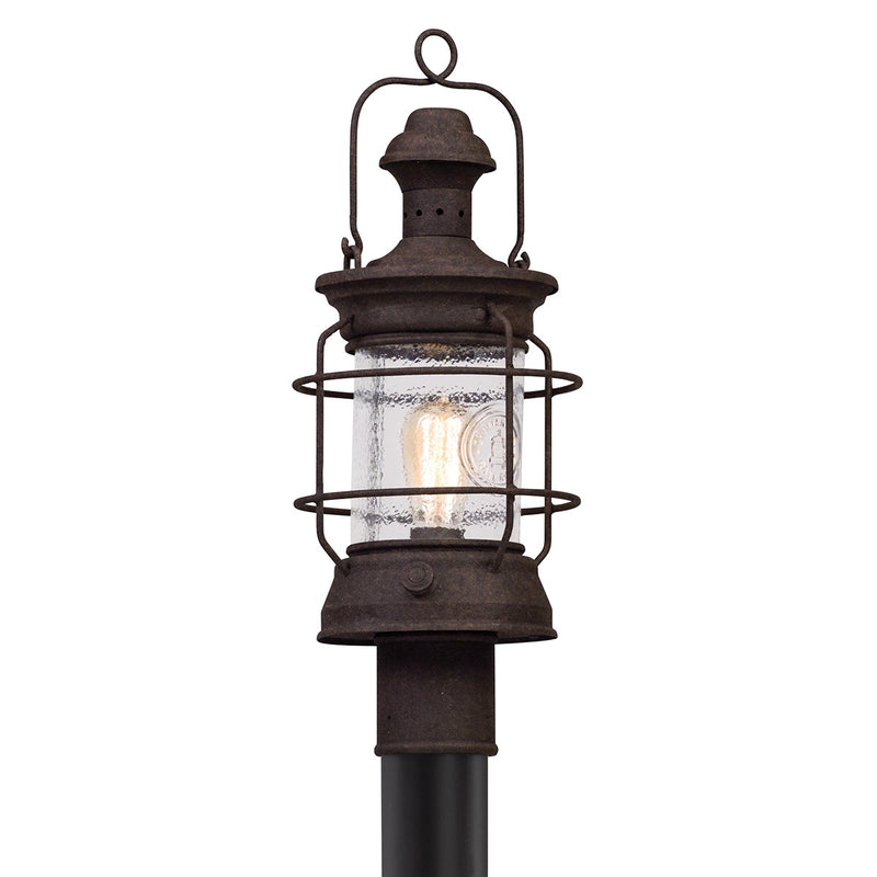 Troy Lighting P5055-HBZ One Light Post Lantern, Heritage Bronze