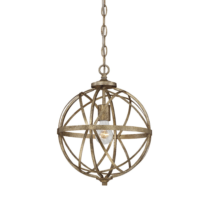 Millennium 2281-VG One Light Pendant, Vintage Gold