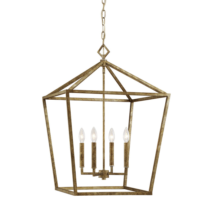 Millennium 3254-VG Four Light Pendant, Vintage Gold