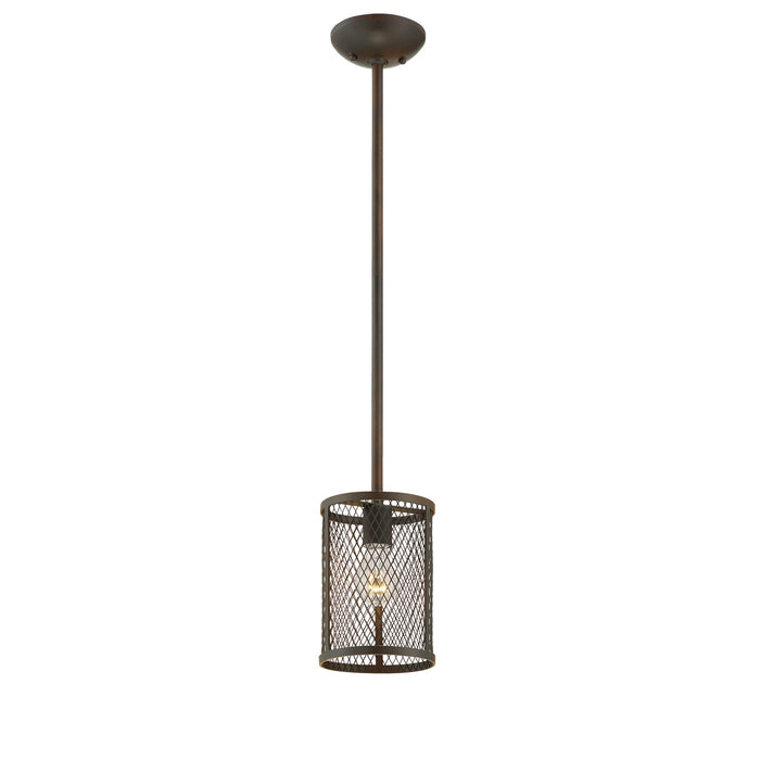 Millennium 3261-RBZ One Light Mini Pendant, Rubbed Bronze