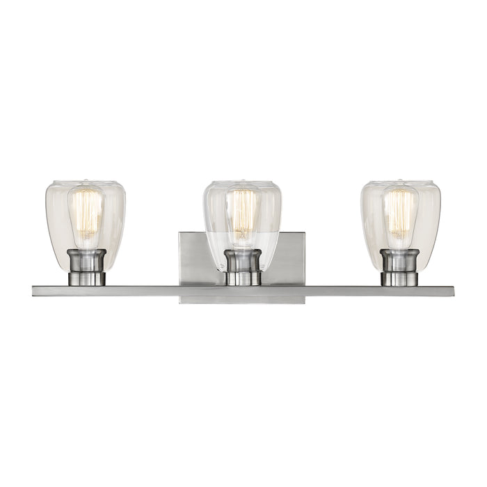 Millennium 363-SN Three Light Vanity, Satin Nickel