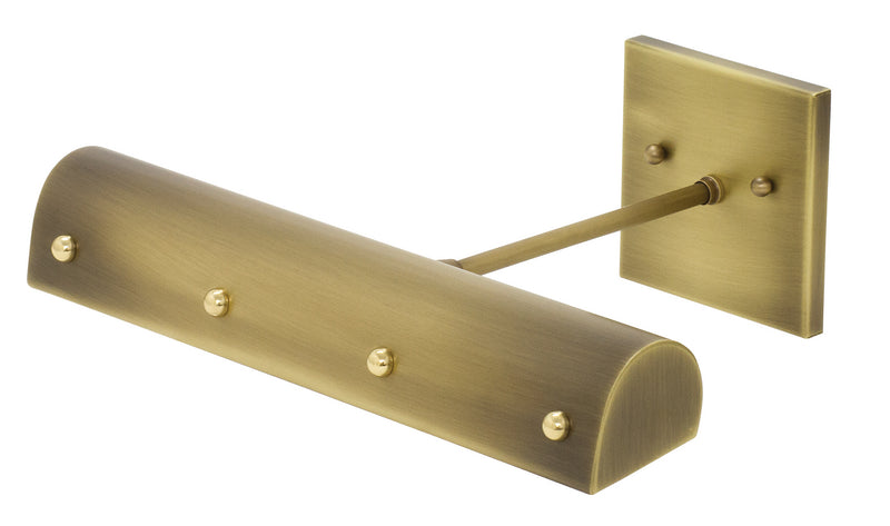 House of Troy DTBLEDZ14-AB/PB LED Picture Light, Antique Brass with Polished Brass Accents