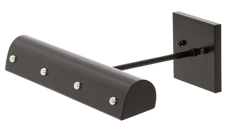 House of Troy DTBLEDZ14-BLK/PN LED Picture Light, Black with Polished Nickel Accents