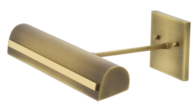 House of Troy DTSLEDZ14-AB/PB LED Picture Light, Antique Brass with Polished Brass Accents