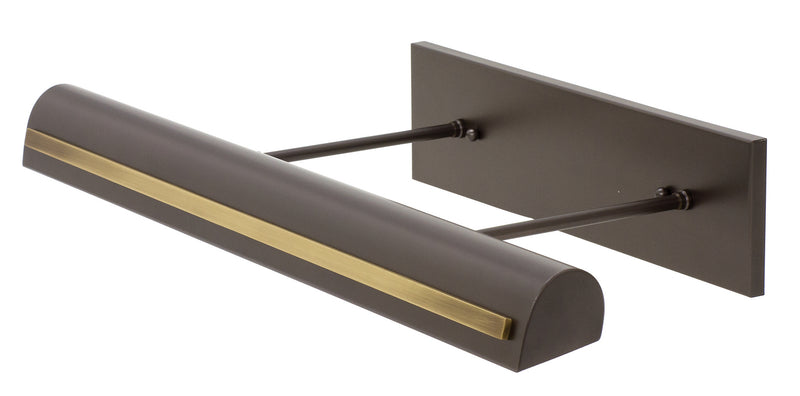 House of Troy DTSLEDZ24-MB/AB LED Picture Light, Mahogany Bronze with Antique Brass Accents