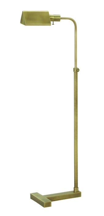 House of Troy F100-AB One Light Floor Lamp, Antique Brass